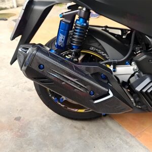 Pcx 160 /Click 160ครอบท่อ /ปลายท่อ /หม้อน้ำ ฝาครอบกันร้อนท่อ PCXกดเลือกตัวเลือกสินค้า คิ้วไฟหน้า ครอบหม้อน้ำ ปลายท่อ สำหรับ Honda Click 160