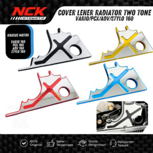TWO TONE ACRYLIC RADIATOR ฝาครอบคอ GARNISH HONDA VARIO 160 PCX ADV STYLO 160 สำหรับ Honda Click 160 ของแต่ง Honda Click 160