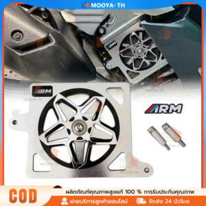 ฝาครอบหม้อน้ำ Vario160/PCX160 ฝาครอบไฟเลี้ยว 3D TYPE STAR ARM ARUMI SPINNER พัดลมหม้อน้ํา LID ฝาครอบ สำหรับ Honda Click 160 ของแต่ง Honda Click 160